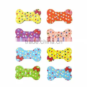 30pcs 2-Hole Multicolor Bone Pattern Natural Wooden Buttons Decorative Button Sewing Craft DIY Accessories thumbnail-2