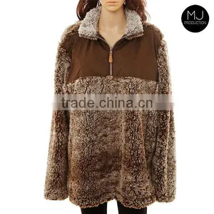 FACTORY High Quality Plus Size Women Heather Pullover Sweater Wholesale Clothing thumbnail-4