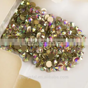 Professional Crystal Factory Hotsale Flatback Crystal AB Glue on Rhinestone for Shoes thumbnail-5