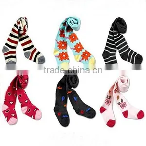 100%cotton Girl Cute Baby Tights thumbnail-4