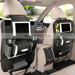 Car Seat Back Organizer With Tablet Holder Universal Use as Car Backseat Organizer for Kids thumbnail-1