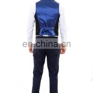 New Fashion 2 Button Plain Mens Suit (3 Pieces) thumbnail-6