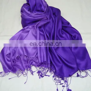 Omrey 100% Pure Silk Shawls in Satin Weave thumbnail-1
