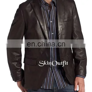 Mens Leather Blazers thumbnail-1