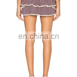 Women Latest Chiffon Print Skirt Design Pictures thumbnail-1