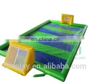 HI Commercial Outdoor Inflatable Ball Race Game Filed With Floor, PVC Tarpaulin Ball Field for Football and Sport thumbnail-4