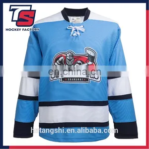 Custom Embroidery Jersey Wholesale Sublimation Custom Design Hockey Jersey Nhl Team Ice Hockey Wear thumbnail-1