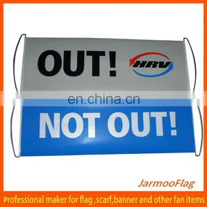 Cheering Scrolling Fans Roll up Flag Banner thumbnail-1