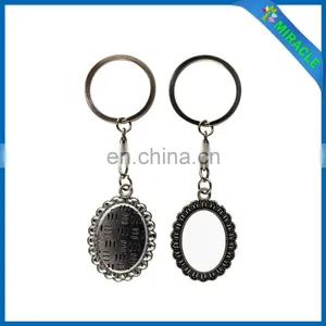 Wave Edge Series Sublimation 20mm Diameter Meatl Keyring thumbnail-4