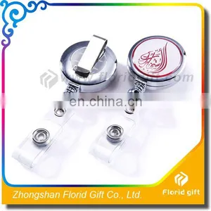 Metal Retractable ID Badge Reel With Reinforced PVC Strap thumbnail-2