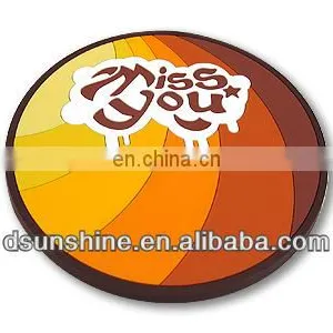 Hot Sale OEM-factory Embossed / Debossed 3D Soft PVC Coaster thumbnail-3