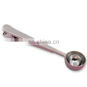 Hot Sale Low Price High Quality Stainless Steel Fruit Balls Ice Cream Spoon With Clip thumbnail-1