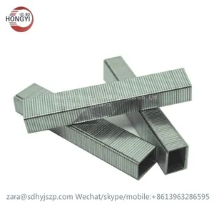 Grapas Para Grapadora Neumática Heavy Duty Staples Galvanized Chisel Point Diversion Point Staple Agrafes thumbnail-1