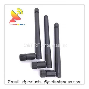 Omnidirectional 3 DBi 2.4GHz External Antenna SMA Male (Plug) Connector RF Dipole Antenna thumbnail-1