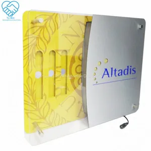 Clear Acrylic Folder for Office and Desk Storage, File Folder and Notebook Organizer thumbnail-1