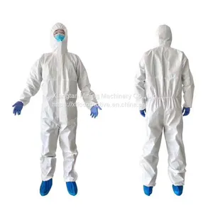 CE Custom Unisex Disposable Non-woven Work Safety Protective Suit thumbnail-1