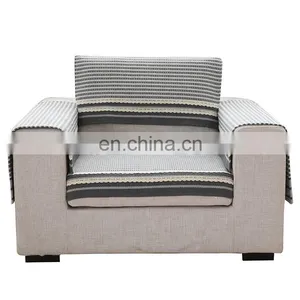 Plain Style Large Sofa Throws Covers Knitting Fitted Sofa Cover With Cotton Laciness thumbnail-3