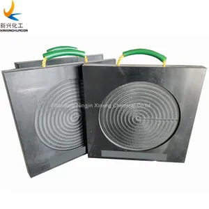 Impact Strength UHMWPE Sheet for Crane Mat, Mobile Outrigger Pad Crane Support Pad, CNC Logo Trailer Stabilizer Jacking Pad thumbnail-5
