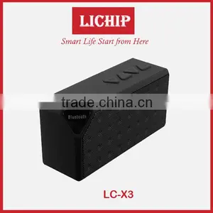 2016 Mini Rectangle Card Slot Popular LC- X3 Bluetooth Speaker thumbnail-5