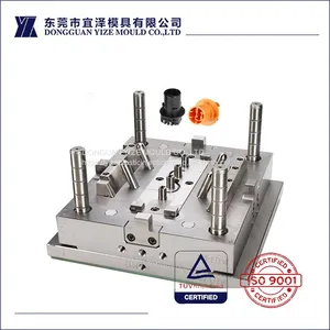 High Precision Plastic Injection Mold for PES GF15% RAL9005 Moving Contact Base thumbnail-4