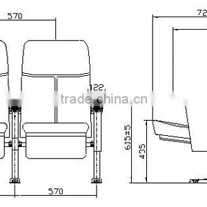 Cheap Hotsale Theater Chair HJ16F-L thumbnail-5