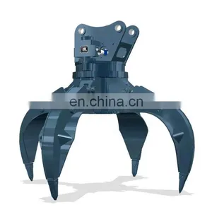 Log Grapple for Excavator , Excavator Grapple Bucket for Sale thumbnail-4