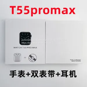 T55PRO MAX Smart Watch 1.71 Large Screen Health Monitoring Bluetooth Call Bluetooth Headset Two-in-one Bracelet thumbnail-5