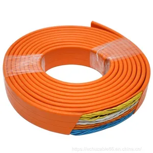 Flat Traveling Cable for Elevator With CE Certificate 18Core With Special PVC Jacket in Bunch Core or Parallel thumbnail-4