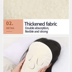 Facial Steamer Moisturizing for SPA Microfiber Towel Mask Reusable Face Towel Mask Cold Hot Compress thumbnail-2