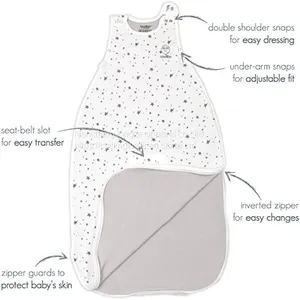 Toddler Sleeping Sack 4 Season Merino Wool Baby Sleep Bag 2-4 Years Sleeping Bag thumbnail-2
