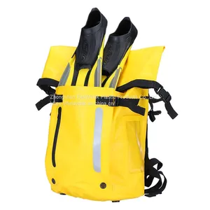 Custom Roll Top Waterproof Backpack Wetsuit Fins Dry Bag 35L For Freediving Spearfishing thumbnail-1