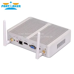 Partaker Cheapest Fanless Mini PC Windows 10 Pro Intel Core i5 4200Y i3 4020Y Barebone Computer DDR3L HTPC WiFi thumbnail-3