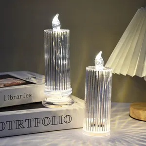 Led Electronic Candle Light Living Room Dining Table Scene Layout Led Night Light thumbnail-1