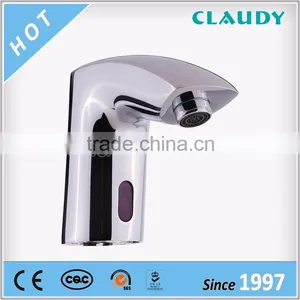 Polished Single Hole Commercial Automatic Shut off Faucet in Saudi Arabia thumbnail-1