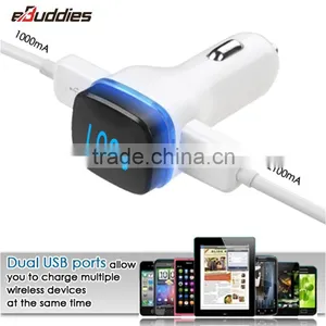 3.1A Dual USB Port Car Charger Portable Travel Charger Rapid Car Charger Adapter for IPhone 6 / Samsung thumbnail-3