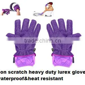 Household Non-scratch Heavy-duty Lurex Waterproof Heat-resistant Scrubbing Kitchen Gloves thumbnail-1