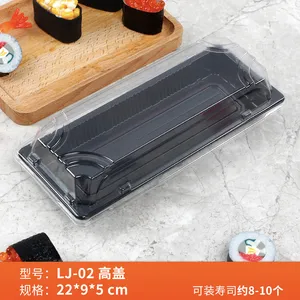 Food Grade PET Sushi Box Sushi Container With Anti Fob Clear Lid for Restaurant and Takeaway thumbnail-4