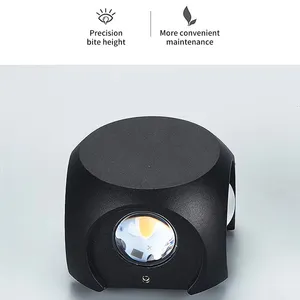 Minimalist Cross-Shape LED Wall Lamp Ball Design Aluminum for Garden Hotel Corridor Hallway Balcony Decorative Lighting thumbnail-3