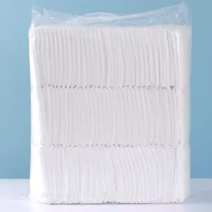 Tissue Poly Disposable Pillow Case Covers White Waterproof Pillow Case for Medical Hospital for Airline Use BOLI thumbnail-3