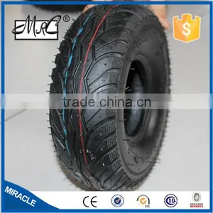 10inch Small Inflatable Wheel Tyre 3.50-4 Nature Rubber thumbnail-1