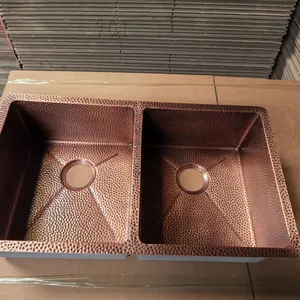 Kitchen Sink, Supplying Pure Handmade Kitchen Copper Sinks and Bathroom Basins thumbnail-1