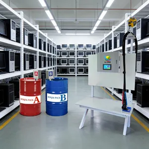 Semi-automatic Polyurethane Pufoam-in-place Packaging Machine for Fragile Products Cushion thumbnail-1