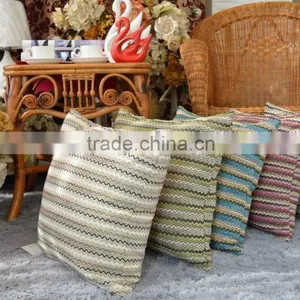 Yarn Dyed Chenille Pillow thumbnail-1