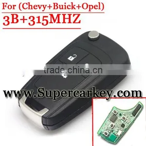 Best Quality 3 Button Flip Remote Key With 315mhz For Buick thumbnail-1