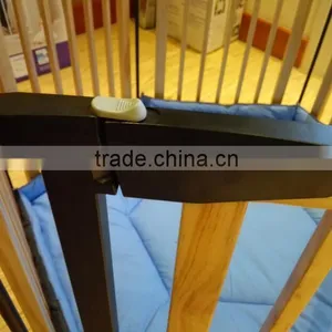 Wooden and Metal Baby Folding Playpen thumbnail-5