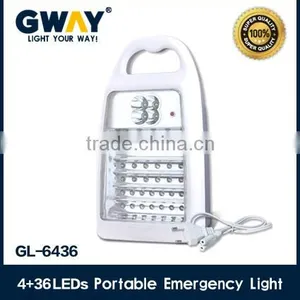 4 LED Spotlight+36 LED Light,6V 4AH Rechargeable Batteries thumbnail-1