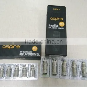2014 Wholesale Aspire Mini Nautilus Bvc Coils 1.6/1.8ohm Compatible Aspire ET-S, CE5, CE5-S, et Stock Offering thumbnail-1
