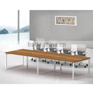 10 People Conference Table Square Flex Meeting Table thumbnail-1