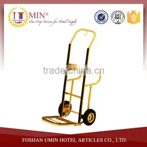 Polished Brass Bellman's Handtruck thumbnail-1