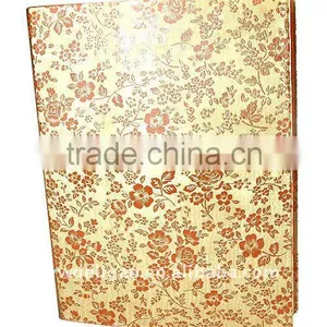 Printed PU Wrapping Ring Binder Desktop File Folder for Office Stationery Cardboard A4 or FC Size thumbnail-1